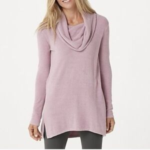 Barefoot Dreams Cozy Chic Ultra Lite Cowl Neck Sweater
